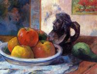 Gauguin, Paul - Still Life with Apples, Pear and Ceramic Portrait Jug